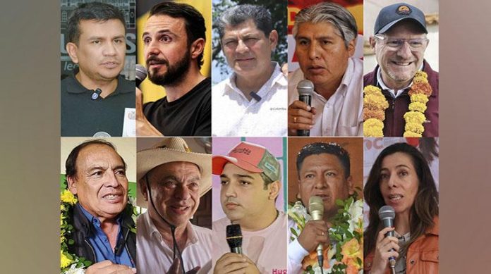 Chuquisaca, Santa Cruz, Beni, Oruro y Tarija elegirán a sus nuevos gobernadores el próximo domingo 19