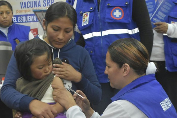 Bolivia advierte sobre el riesgo de sarampión