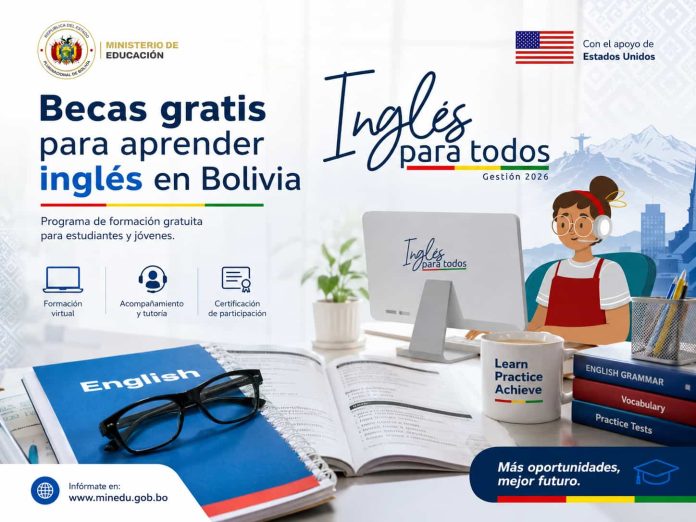 Inglés para Todos 2026 ofrece 4.500 cupos gratuitos